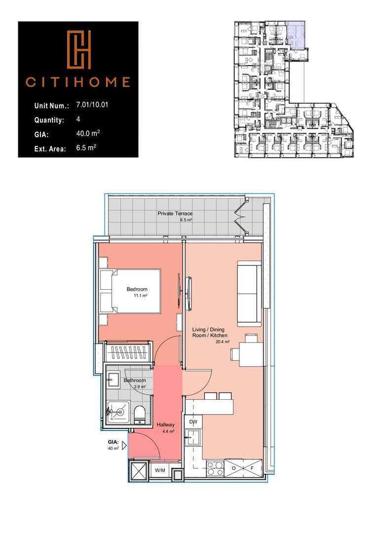 Image of Apartment - 1 Bedrooms - 1 Bathrooms for Rental in CitiHome-Gibraltar, Image 7